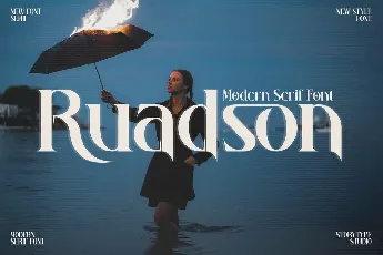 Ruadson font