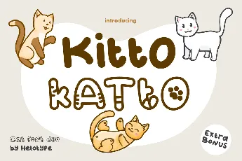 Katto Outlined font