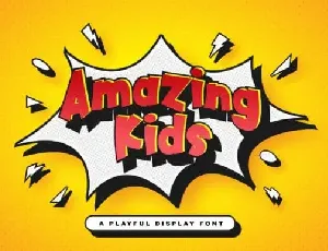 Amazing Kids Display font