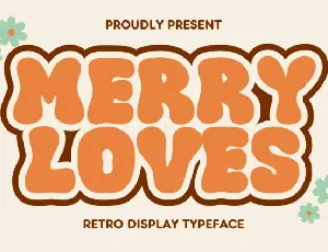 Merry Loves Display font