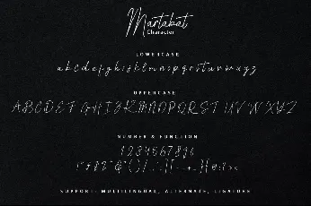 Martabat (Demo) font