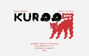 Kuroo Display font