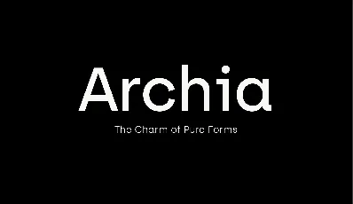 Archia Family font