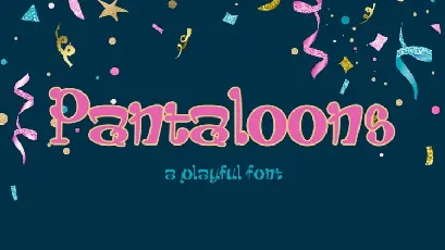 Pantaloons Display font