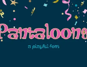 Pantaloons Display font