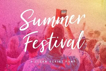 Summer Festival Typeface Free font