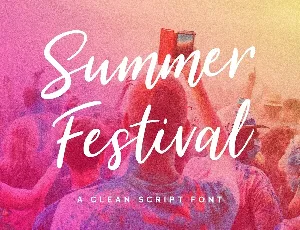 Summer Festival Typeface Free font