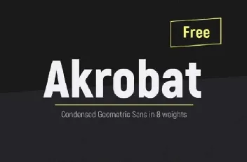 Akrobat font