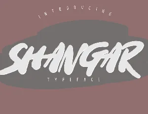 Shangar font