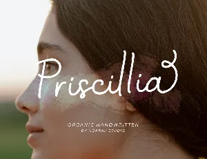 Priscillia Demo font