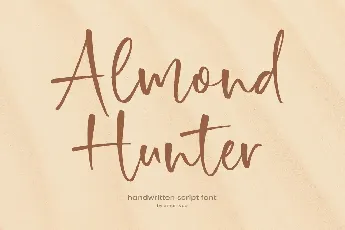 Almond Hunter font