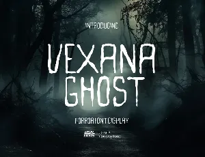 VEXANA GHOST font