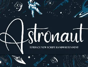 Astronaut Script Typeface font