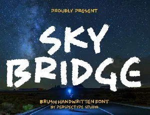 Sky Bridge font