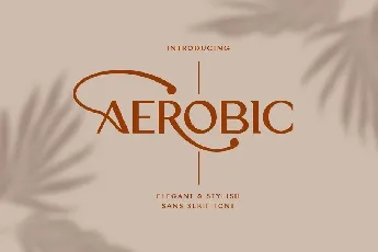 Aerobic font