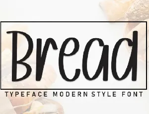 Bread Display font