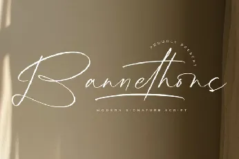 Bannethons font