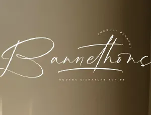 Bannethons font