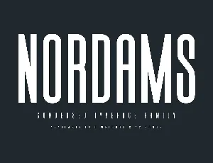 Nordams font