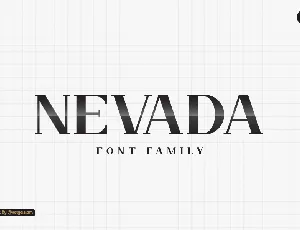 Nevada Typeface font