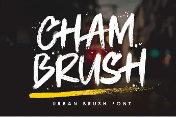 Chambrush Urban font