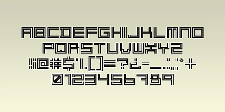 2 Lines font