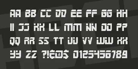 Mars Police font