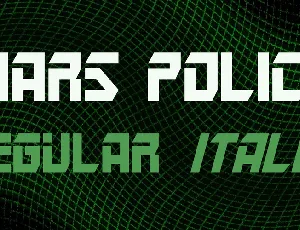 Mars Police font