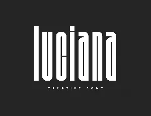 Luciana font