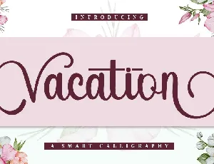 Vacation font