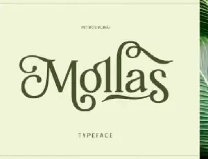 Mollas Serif font