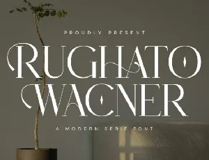 Rughato Wacner font