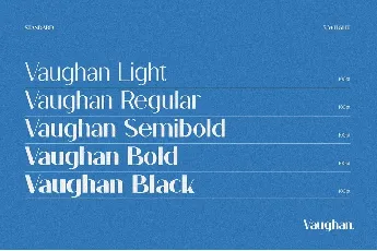 Vaughan font