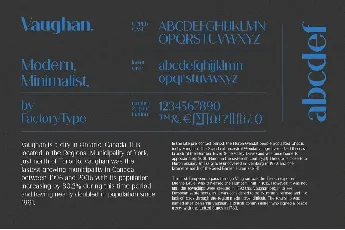 Vaughan font