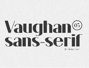 Vaughan font