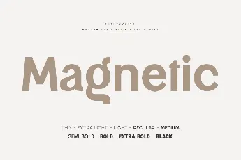 SS Magnetic font