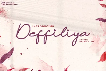 Deffiliya demo font