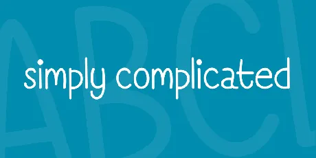 Simply Complicated font