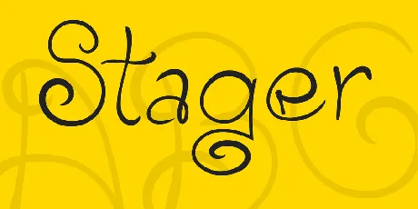 Stager font