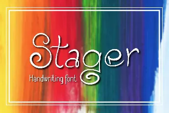 Stager font