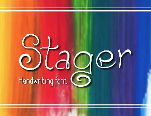 Stager font