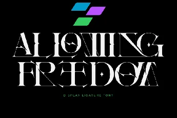 Allowing Freedom font