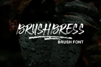 Brushbress font