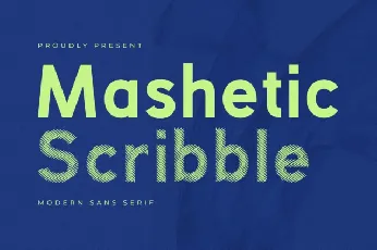 Mashetic font