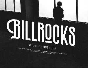 Billrocks font