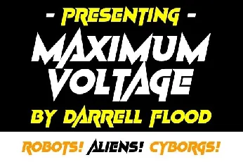 Maximum Voltage font