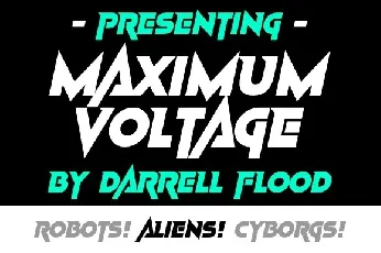 Maximum Voltage font