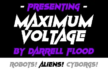 Maximum Voltage font