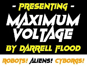 Maximum Voltage font