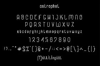 Astrophel font